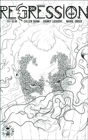 Regression issue 1-C Danny Luckert Spawn Month B&W Cover