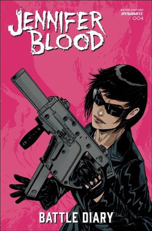 Jennifer Blood: Battle Diary issue 4-C Robert Carey Cover