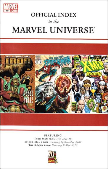 Official Index to the Marvel Universe issue 10