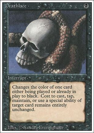 Magic the Gathering: Revised (Base Set) card 102 Deathlace