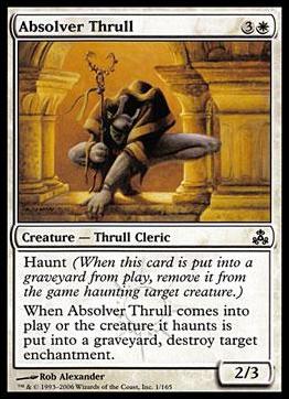 Magic the Gathering: Guildpact (Base Set) card 1 Absolver Thrull