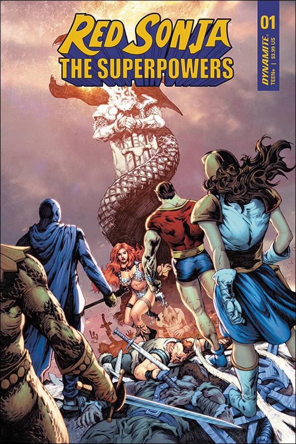 Red Sonja: The Superpowers issue 1-C Jonathan Lau Cover