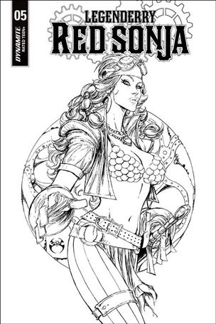Legenderry Red Sonja (2018) issue 5-B 1:10 Sketch Cover