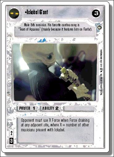 Star Wars: A New Hope Revised (Base Set) card 89 Ickabel G'ont