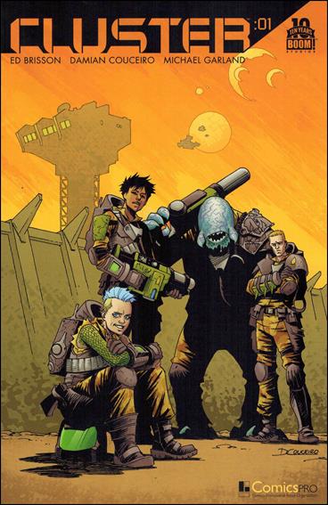 Cluster issue 1-E Damian Couceiro ComicsPRO Cover