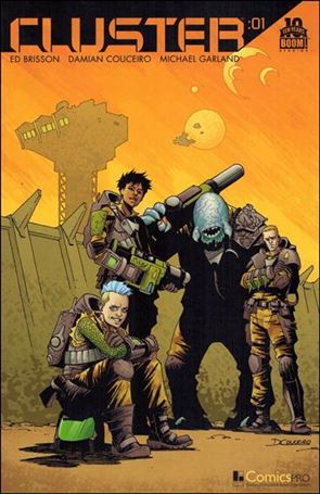 Cluster issue 1-E Damian Couceiro ComicsPRO Cover