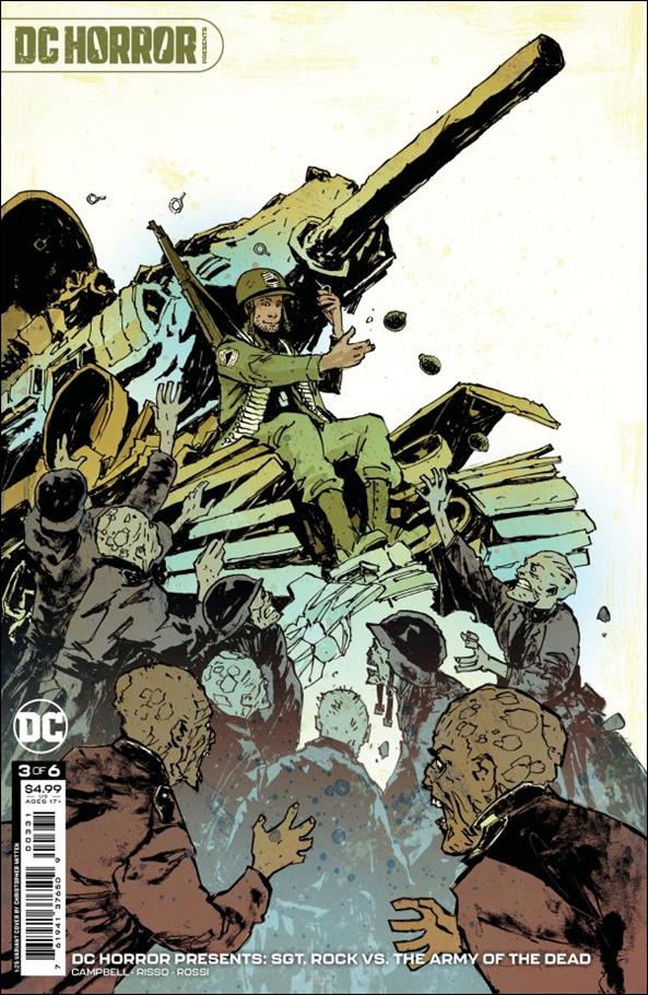 DC Horror Presents: Sgt. Rock vs. The Army of the Dead issue 3-C Christopher Mitten 1:25 Cardstock Cover