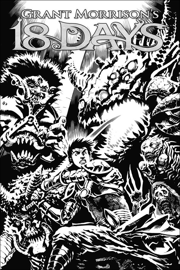 18 Days issue 20-C Francesco Biagini B&W Cover 1/200