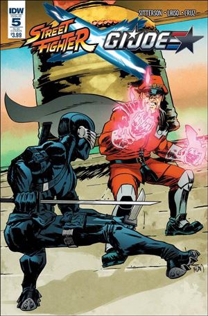 Street Fighter x G.I. Joe issue 5-B Adam Gorham Subscription Cover