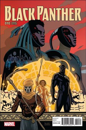 Black Panther (2016) issue 10-B Paolo Rivera Connecting Cover
