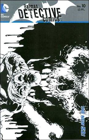 Detective Comics (2011) issue 10-D Wraparound 1:25 Black and White Cover