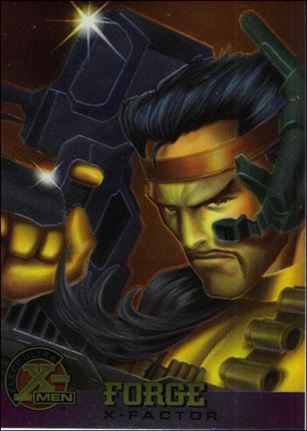 1996 Fleer Ultra X-Men All Chromium (Base Set) card 14 Forge