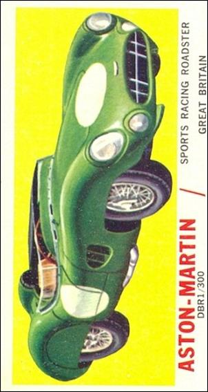 Sports Cars (1961) (Base Set) card 16 Aston-Martin DBR1/300