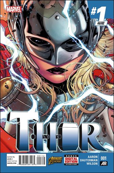 Thor (2014) issue 1-O Russell Dauterman Blue Cover (2nd Printing)