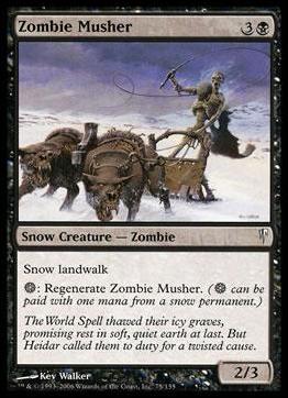 Magic the Gathering: Coldsnap (Base Set) card 75 Zombie Musher