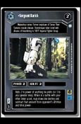 Star Wars: Endor Limited (Base Set) card 21 Sergeant Barich