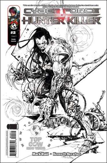 Cyberforce/Hunter-Killer issue 2-C Kenneth Rocafort Sketch Cover