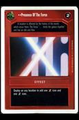 Star Wars: Premiere Unlimited (Base Set) card 61 Presence Of The Force