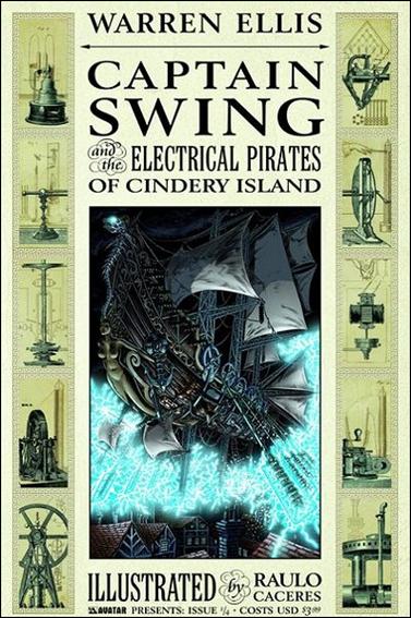 Captain Swing and the Electrical Pirates of Cindery Island issue 1 Standard Cover