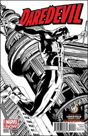 Daredevil (2014) issue 1-H Michael Golden WW Louisville B&W Cover 1/3000