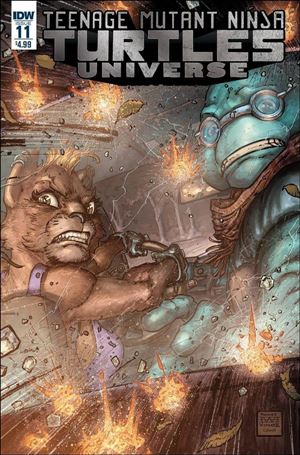 Teenage Mutant Ninja Turtles Universe issue 11 Freddie Williams II Cover
