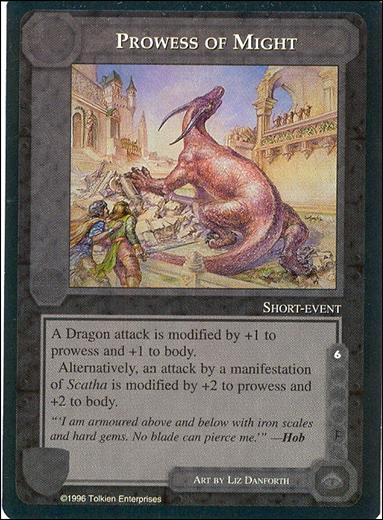 Middle-Earth: The Dragons (Base Set) card 117 Prowess of Might