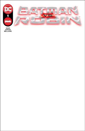 Batman vs Robin issue 1-F Blank/Sketch Cardstock Cover
