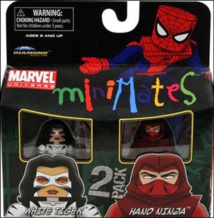 Marvel Minimates figure 111 White Tiger and Hand Ninja