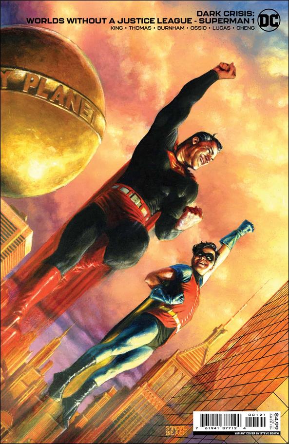 Dark Crisis: Worlds Without a Justice League - Superman issue 1-B Steve Beach 1:25 Cover