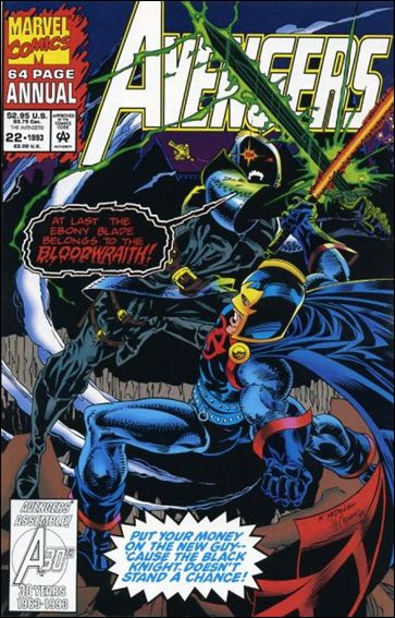 Avengers Annual (1967) issue 22-B Unbagged Cover