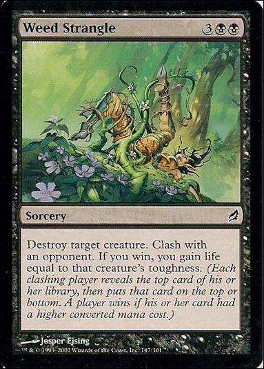 Magic the Gathering: Lorwyn (Base Set) card 147 Weed Strangle
