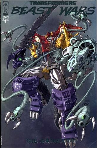 Transformers Beast Wars: The Gathering issue 1-E Magmatron 1:25 Foil Cover
