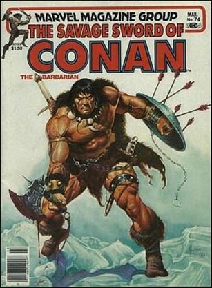 Savage Sword of Conan the Barbarian (Base Set) card 29 Cover Issue #74