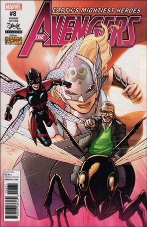 Avengers (2017) issue 8-C Polybagged Stan Lee Box Cover