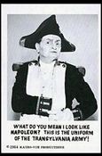 Munsters (Base Set) card 56 What do You Mean I Look Like Napoleon? This is The