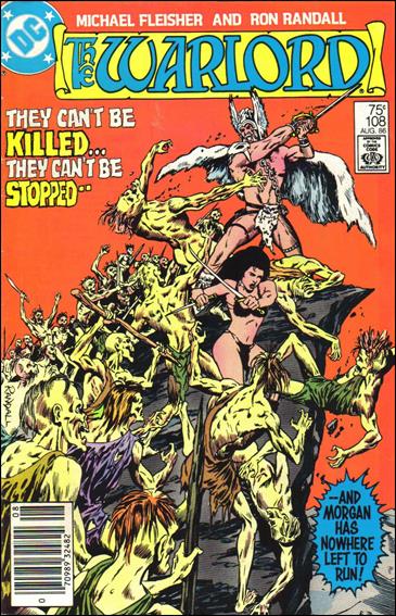 Warlord (1976) issue 108-B Newsstand Edition w/Cover Word Captions