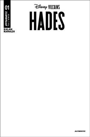 Disney Villains: Hades issue 1-F Blank Authentix Cover