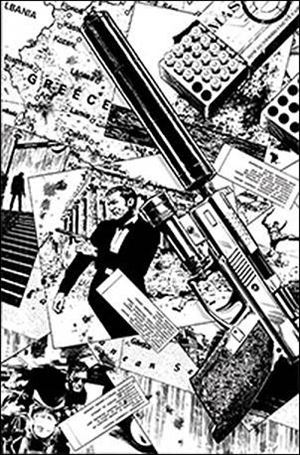 James Bond: Agent of Spectre issue 4-G Butch Guice 1:25 Black & White Virgin Cover