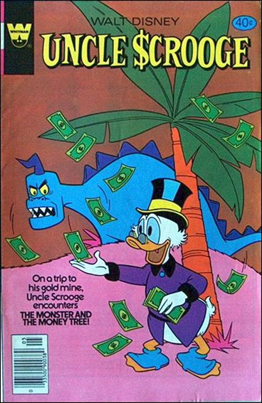 Walt Disney's Uncle Scrooge issue 164-B Whitman Cover