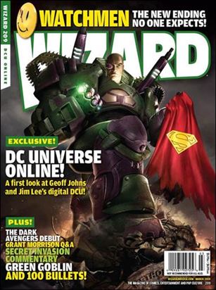 Wizard: The Magazine of Comics, Entertainment and Pop Culture issue 209-B DC Universe Online Cover