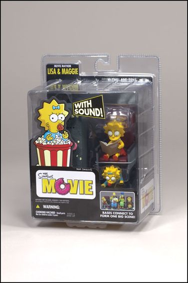 Simpsons Movie figure 4 Lisa and Maggie Simpson