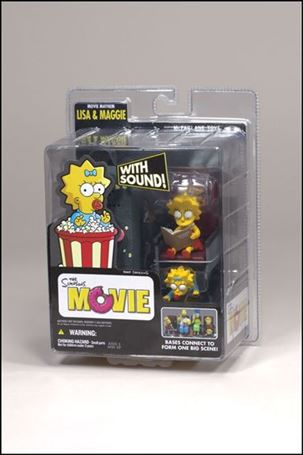 Simpsons Movie figure 4 Lisa and Maggie Simpson