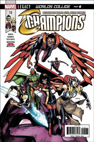 Champions (2016) issue 15 Humberto Ramos Cover