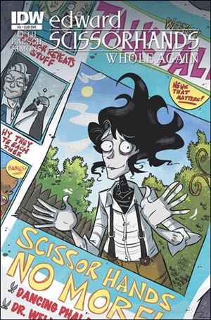 Edward Scissorhands issue 9-B Drew Rausch Subscription Cover