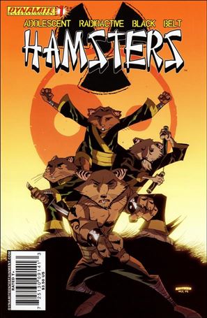 Adolescent Radioactive Black Belt Hamsters (2008) issue 1-B Michael Avon Oeming Cover