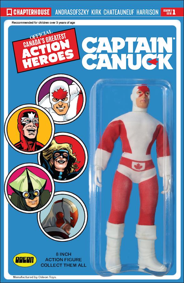Captain Canuck Season 3 issue 1-D Odeon Toy Cover 1/300