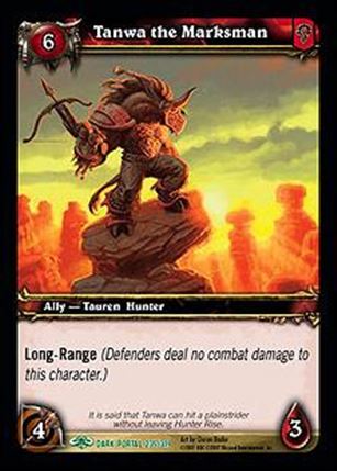 World of Warcraft: Through the Dark Portal (Base Set) card 235 Tanwa the Marksman