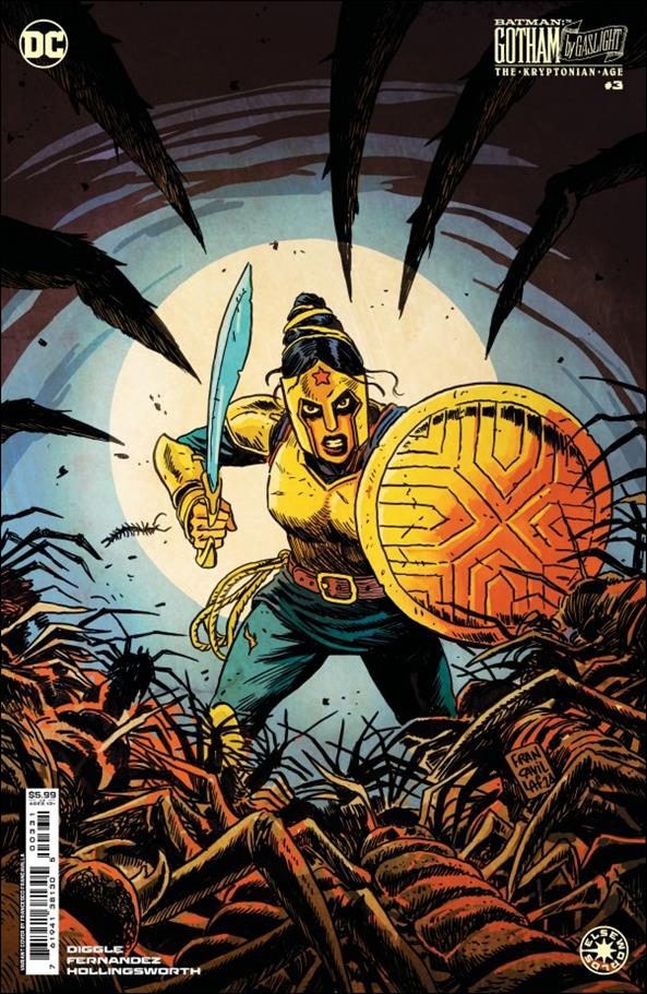 Batman: Gotham by Gaslight - The Kryptonian Age issue 3-B Francesco Francavilla Cardstock Cover