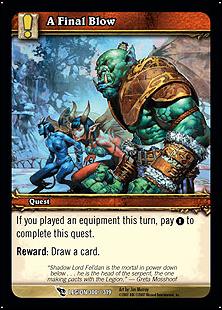 World of Warcraft: March of the Legion (Base Set) card 300 A Final Blow