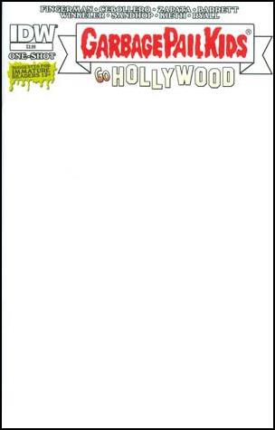 Garbage Pail Kids: Go Hollywood issue One-Shot-B Blank Cover